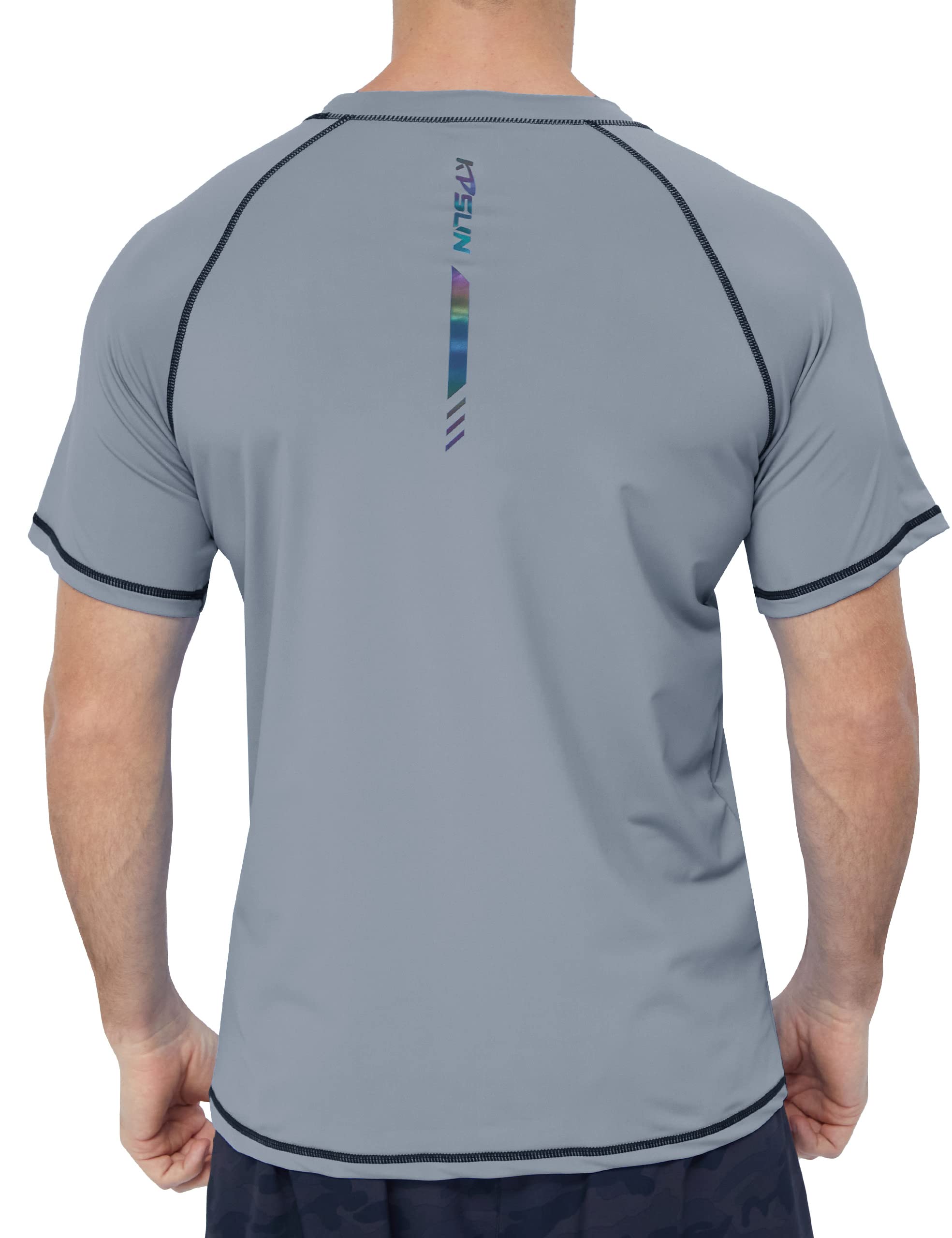 KPSUN Men's UPF 50+ Sun Protection Swim Shirt for Outdoor Activities
| KPSUN Men's Quick Dry SPF Rash Guard for Beach a